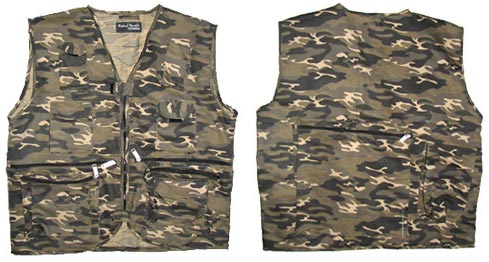 Camo Safari Vest